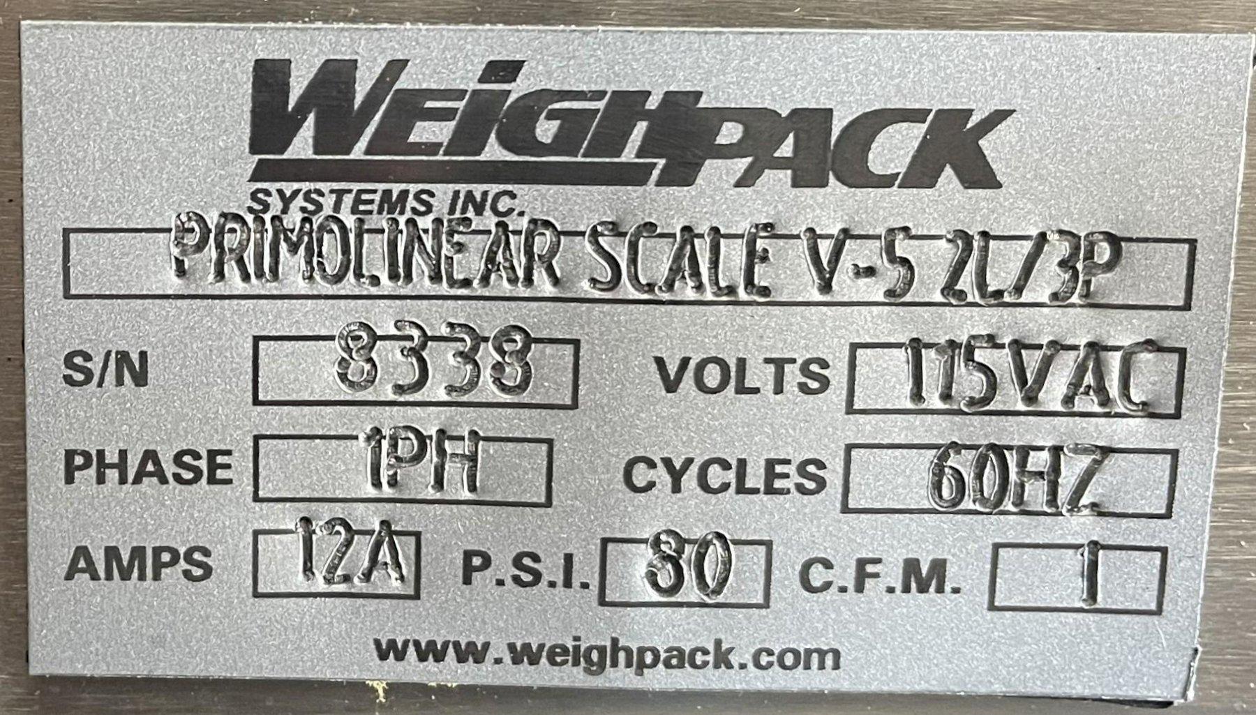 Weighpack #Primolinear-Scale-V5-2L-3P, combination weigher scale, 2024 - Image 5