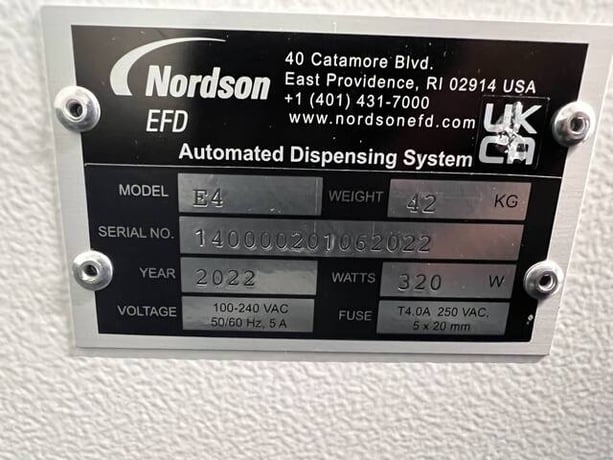 Nordson, E4, fluid dispensing robot, 2022 - Image 6