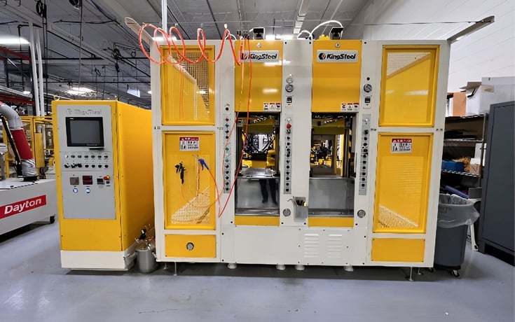 King Steel #KS-9902E2A, shoe foam injection molding machine - Image 2