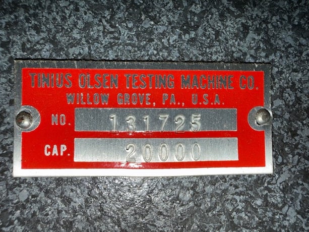 20,000 lbf. Tinius Olsen #Super-L, universal testing machine, 4-column - Image 6