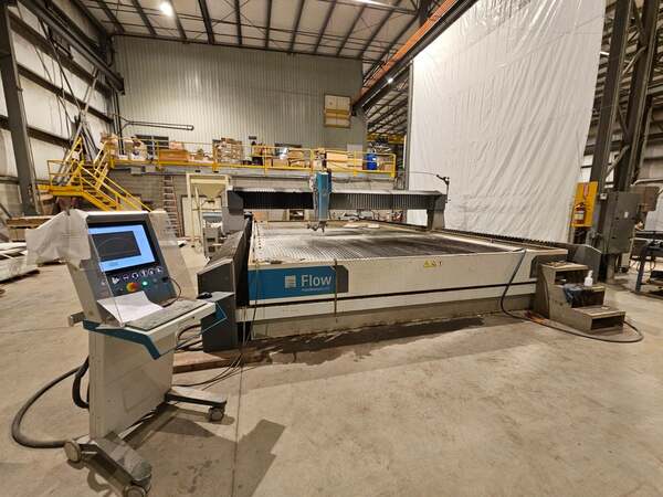 Flow #Mach-500-4080-XD, Waterjet Cutting System, 13' 1" x26' envelope, IP55, intensifier, 2887 hours, 2020 - Image 2