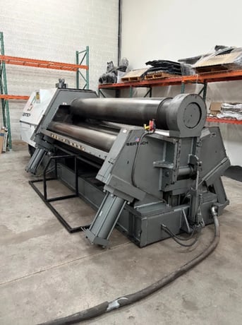 120" x 1" Bertsch #100-10, Plate Roll, 4-roll, 17" top roll diameter, 2018 - Image 4