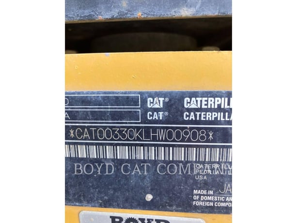Caterpillar 330-07, 2185 hours, S/N: LHW00908, 2019 - Image 6