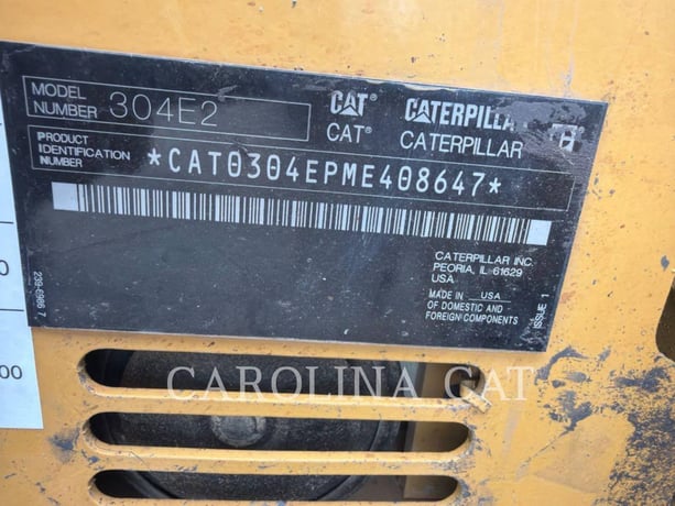 Cat 304E2CRCBT, Mini Excavator, 868 hours, S/N: ME408647, 2021 - Image 6