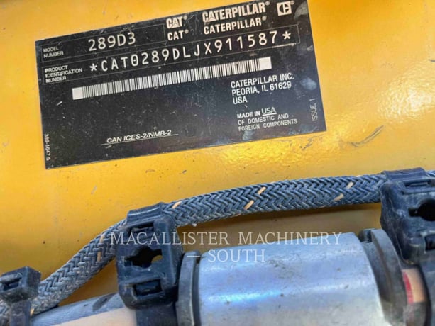Caterpillar 289D3, 2286 hours, S/N: JX911587, 2022 - Image 6