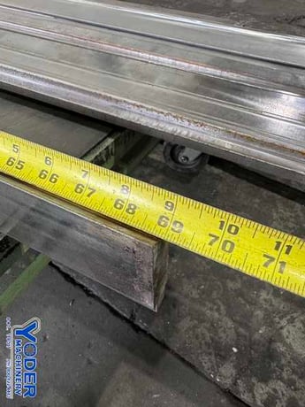 69" L, Female press brake die, 1" die width, 3" die height, 3/4" opening in V, 1/2" depth of V - Image 2
