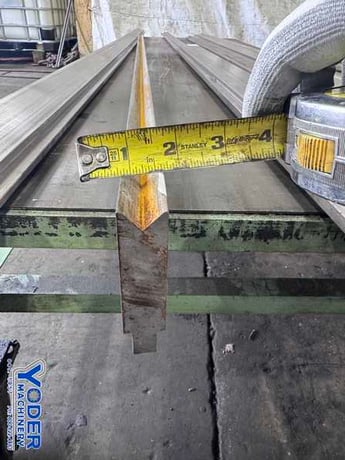 69" L, Female press brake die, 1" die width, 3" die height, 3/4" opening in V, 1/2" depth of V - Image 10