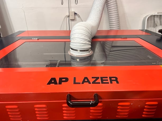 Associated Pacific Lazer #SN4024, CO2 Laser Engraver, 100W, 40" x 24" Work Area, 14" Z Clearance, 110V. - Image 5