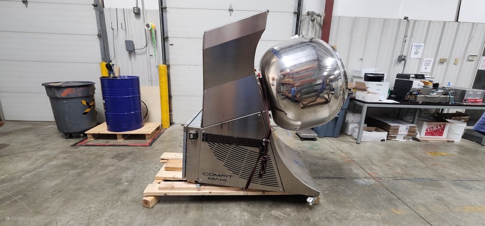 Selmi #Maxi-Comfit, Chocolate Panning System, 110-132 lb Tank Capacity, 88 lb/Hr, Stainless Steel - Image 6