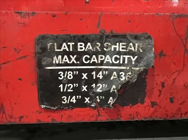 4" x 4" x 1/4" Edwards, heavy duty ironworker, 55 ton, 1.25" stroke, 7" throat, 5 HP, 2018 - Image 9