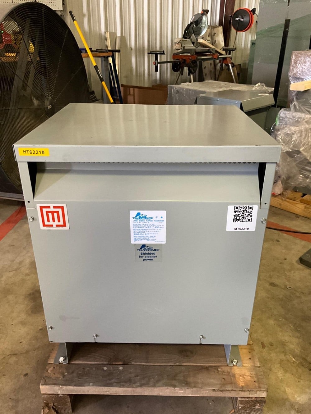 30 KVA 480 Delta Primary, 240 Delta 120 Secondary, 3 phase, Dry Type Transformer - Image 1