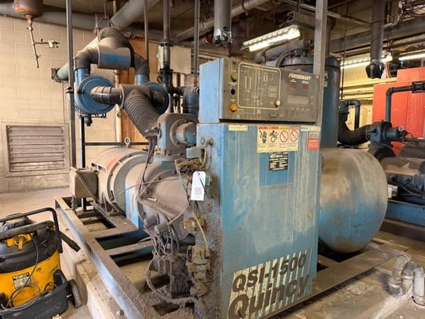 1,500 CFM, 100-125 PSIG, Quincy #QSI-1500, Rotary Screw Air Compressor, 300/350 HP, Q-Control - Image 7