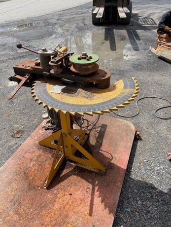 2" RMD/Baileigh #M125, Hydraulic Tube Bender, 1.25" & 1.5" dies, roller, 110/120 Volts - Image 4