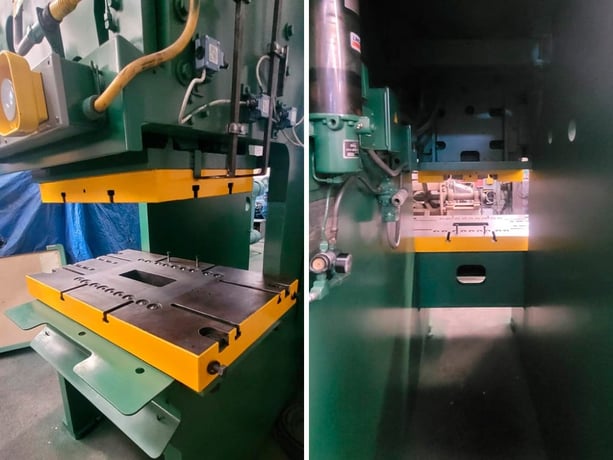 110 Ton, Cincinnati C-Frame, Hydraulic Press, 10" stroke, 27" x 42" table - Image 5