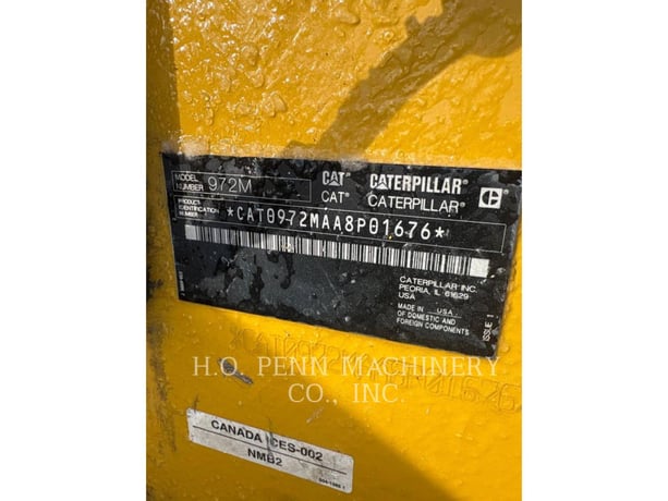 Cat 972M, Wheel Loader, 11923 hours, S/N: A8P01676, 2018 - Image 6