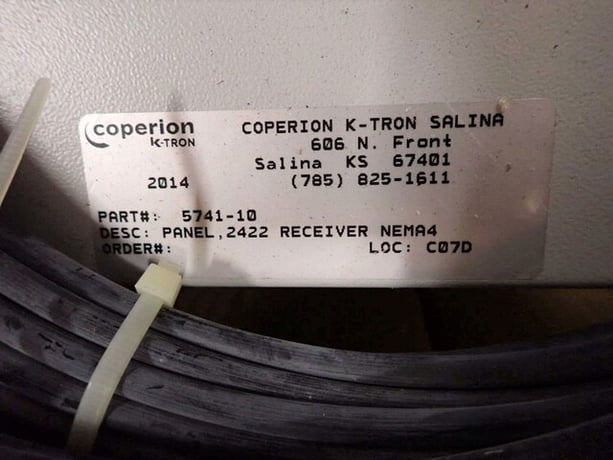 Coperion, K-Tron control panel, unnused - Image 1