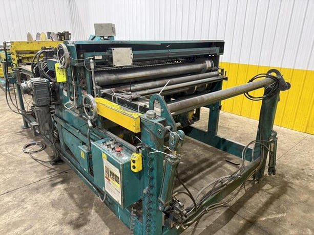 Iowa Precision #GAF60-6/FTS-DCT6016SL, coil slitting & cut to length line, 2000 - Image 6