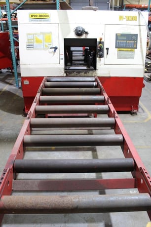 10" x 10" Hyd-Mech #H-10A, Automatic Horizontal Bandsaw, 1-1/4" blade, 5 HP, 2007 - Image 1