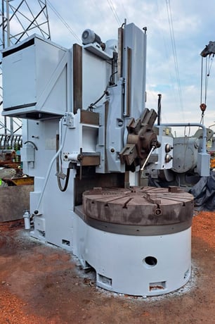 62" Froriep, vertical lathe, 55" chuck, 40" working height, automatic feed - Image 2