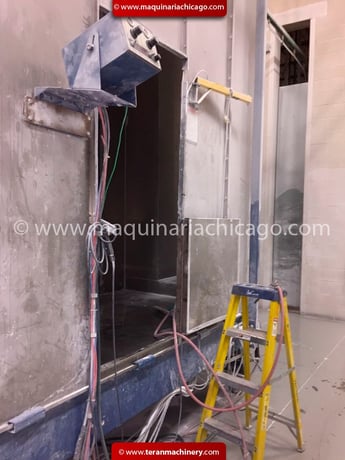 Nordson, 324" x 60" x 115" electrostatic paint booth - Image 4