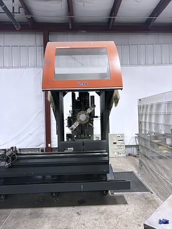 Elumatec #SBZ130, profile machining center, 3-Axis, 401" X, 19.1" Y, 13.4" Z, 15000 RPM, 7.4 HP, 480 V., 2013 - Image 6