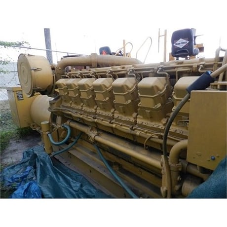 2500 KW Caterpillar, diesel generator set, 480 Volts, 762 HP @ 1800 RPM, 3516 engine, EPA Tier 2, 1991 - Image 2