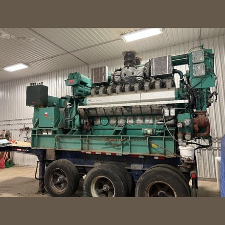 1250 KW Cummins #18V.180, Natural gas generator set, 347/600 Volts, 3-phase, 1200 RPM, QSV91 engine, Stamford - Image 2