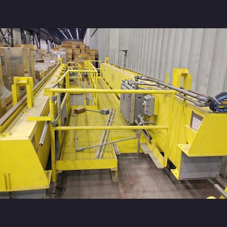 33 Ton, Heco Pacific, top riding double girder bridge crane, 44' Span, 42' under hook, 460 V., pendant - Image 2