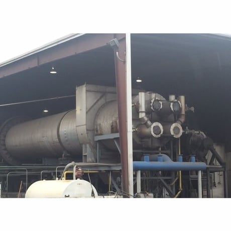 9' x 60' Vulcan, Carbon Steel horizontal rotary drum dryer, 650&deg;F, refurbished 2010 - Image 1