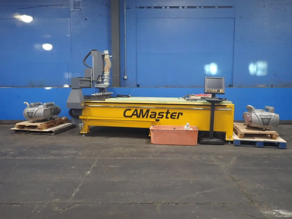 Cobra by Camaster #CR-510, CNC Router, 120" x 60" Table, 2 Becker Vacuums, w/ Accessories & Tooling - Image 1