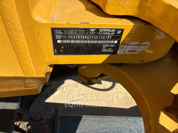 Caterpillar 308E2CRSB, 3541 hours, S/N: FJX12618, 2018 - Image 5