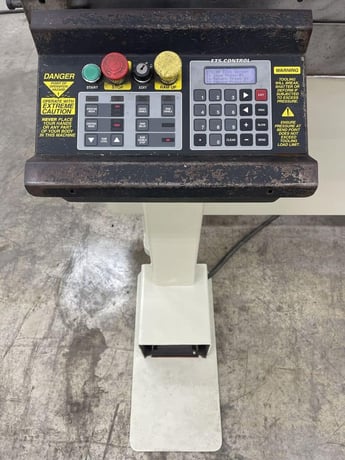60 Ton, Accurpress #7606, CNC press brake, 6' overall, 54.5" between housing, 8" stroke, 10 HP, ETS 3000 - Image 4