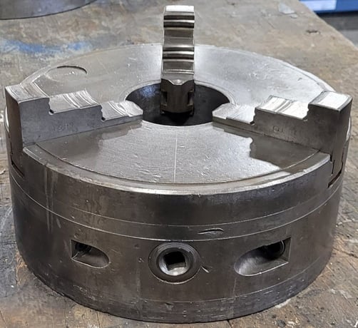 10" Cushman, 3-jaw chuck - Image 2