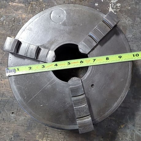 10" Cushman, 3-jaw chuck - Image 5