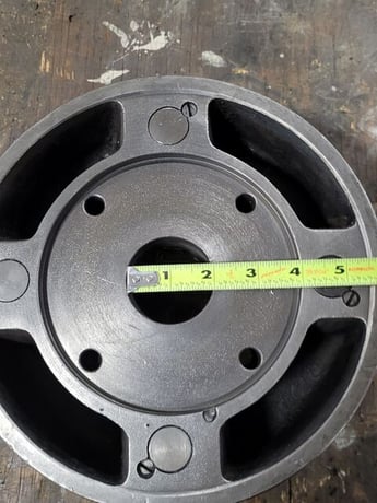 10" Pratt & Whitney, 4-jaw chuck, Flat Back - Image 9