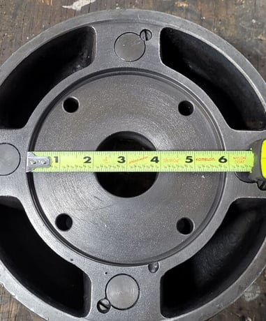 10" Pratt & Whitney, 4-jaw chuck, Flat Back - Image 10