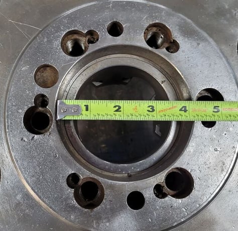 15" Cushman, 4-jaw chuck, D1-6 Camlock - Image 9