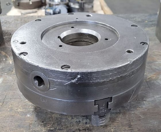 8" Cushman #836E2, 3-jaw chuck, 2.25" hole - Image 4
