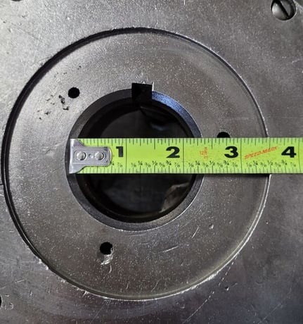 8" Cushman #836E2, 3-jaw chuck, 2.25" hole - Image 10