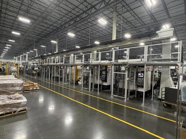 Gudel, TMO-3-C-V2, gantry system for under mount Fanuc M-710iC Series robot, 108' travel, 2023 - Image 1