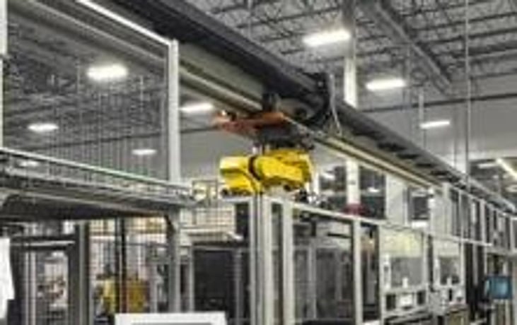 Gudel, TMO-3-C-V2, gantry system for under mount Fanuc M-710iC Series robot, 108' travel, 2023 - Image 3