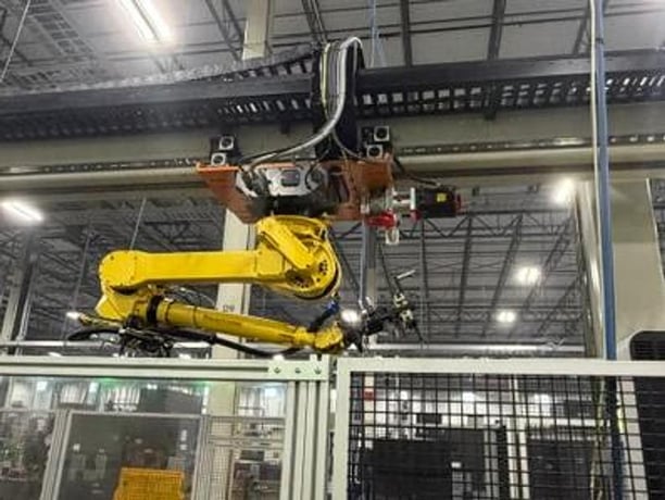 Gudel, TMO-3-C-V2, gantry system for under mount Fanuc M-710iC Series robot, 108' travel, 2023 - Image 4