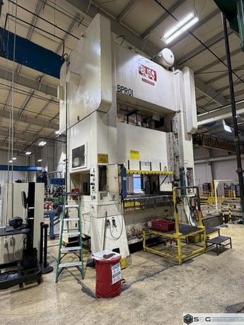 500 Ton, Bliss #SC2-500-96-54, straight side double crank mechanical press, 12" stroke, 44" Shut Height, 12" - Image 3