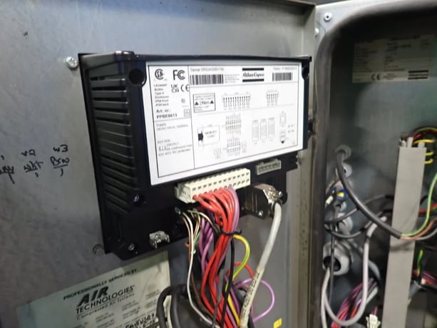 20 HP, Atlas Copco #GA15VSD+, Rotary Screw Air Compressor, 185 PSI, 460 V., 2013 - Image 8