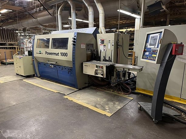Weinig #Powermat-1000/018, moulder with hopper feed, 6-head, 9-1/16" x 4-3/4" working capacity, 2005 - Image 1
