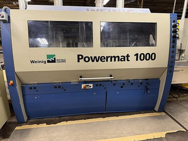 Weinig #Powermat-1000/018, moulder with hopper feed, 6-head, 9-1/16" x 4-3/4" working capacity, 2005 - Image 4