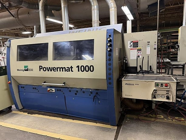 Weinig #Powermat-1000/018, moulder with hopper feed, 6-head, 9-1/16" x 4-3/4" working capacity, 2005 - Image 6