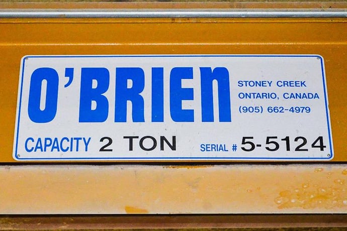 2 Ton, Obrien O'Brien, semi-gantry crane 55', 55' span, reote control single girder, 98' runway, Street - Image 10