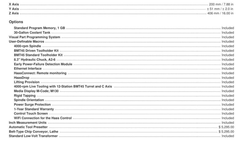 Haas #ST-15Y, CNC Lathe, 16.5" swing, 16" machining length, 12" turning diameter, 8" 3-jaw chuck, 20 HP, 4000 - Image 9