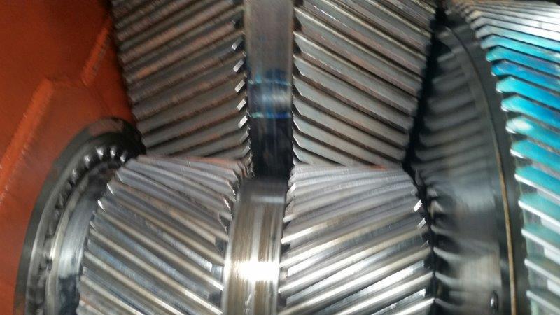3000 HP @ 850 RPM, Lufkin #DF1015CHS, Double Reduction Gearbox for Banbury Rubber Mixer, 18.22:1 ratio - Image 4